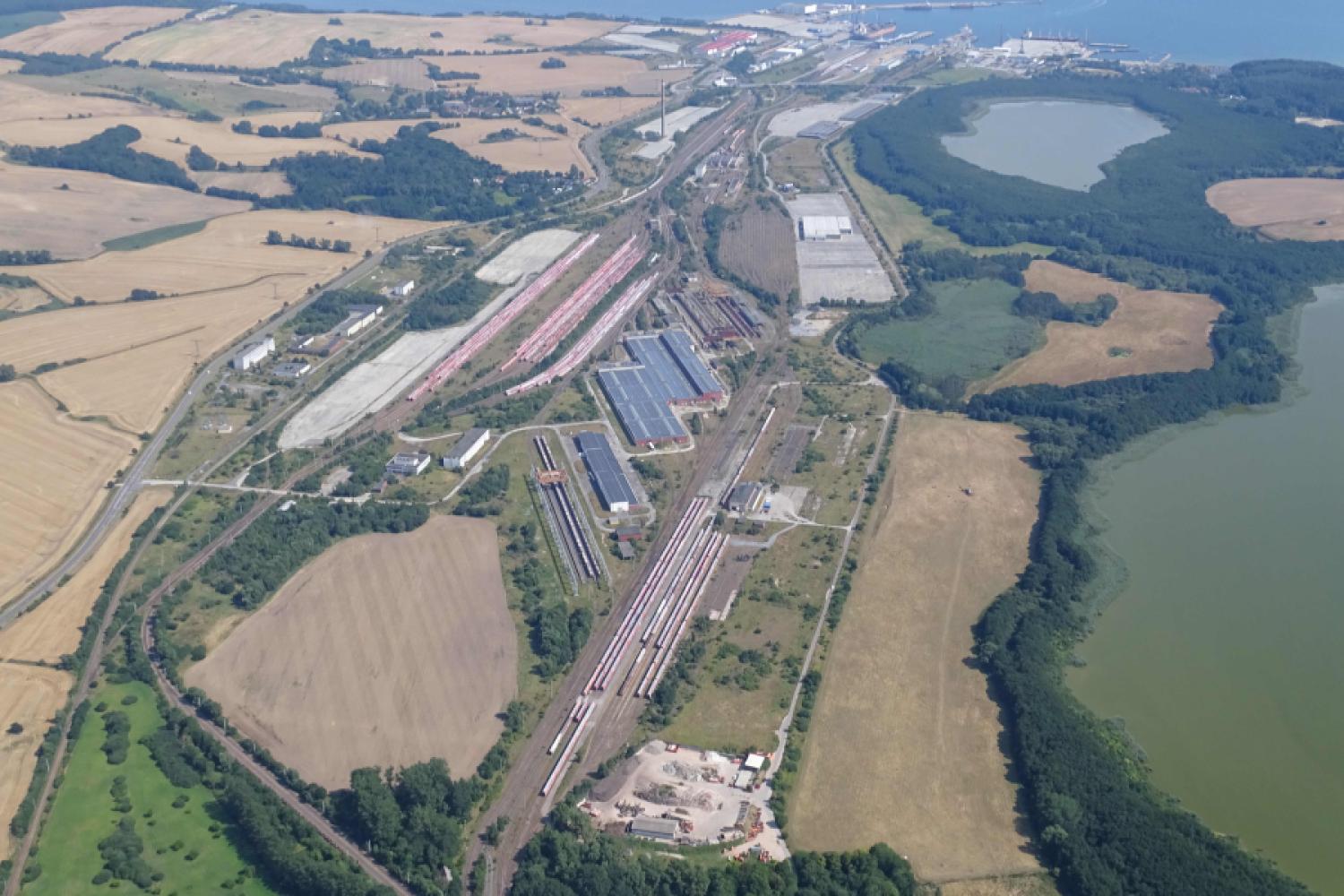 In the picture, the Mukran Port on Rügen. Photo: Mukran Port