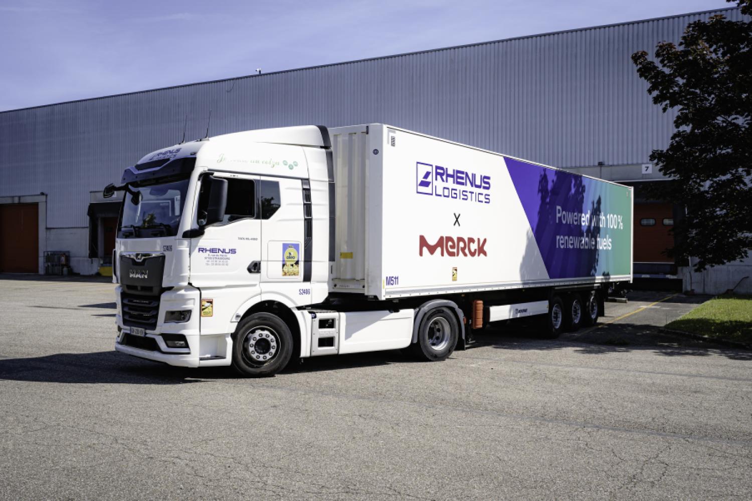 The new logistics service in Alsace relies on alternative fuels and marks the next step towards low-emission transport infrastructure. | Photo: Rhenus Global Group
