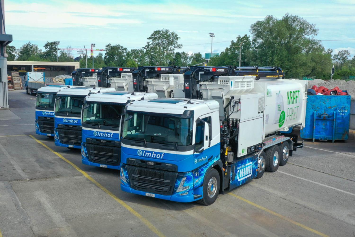 Inwestując w w pełni elektryczną flotę, firma chce się pozycjonować jako pionier w zrównoważonym zarządzaniu odpadami. Foto: TIT Imhof AG