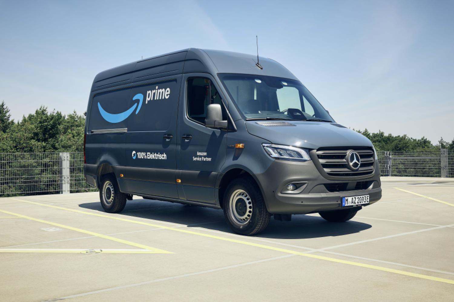 The new vehicles are expected to deliver over 200 million packages annually for Amazon in Europe in the future. Photo: Mercedes-Benz Vans