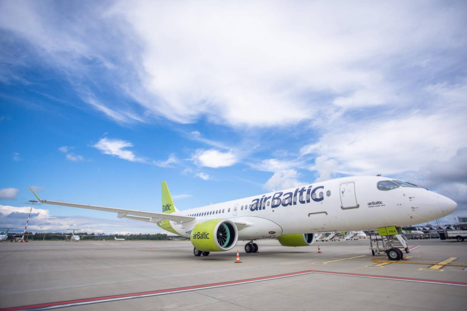 Las dos aerolíneas Aircargonet International y AirBaltic se han convertido en socios. Foto: Kristaps Liepa AirBaltic