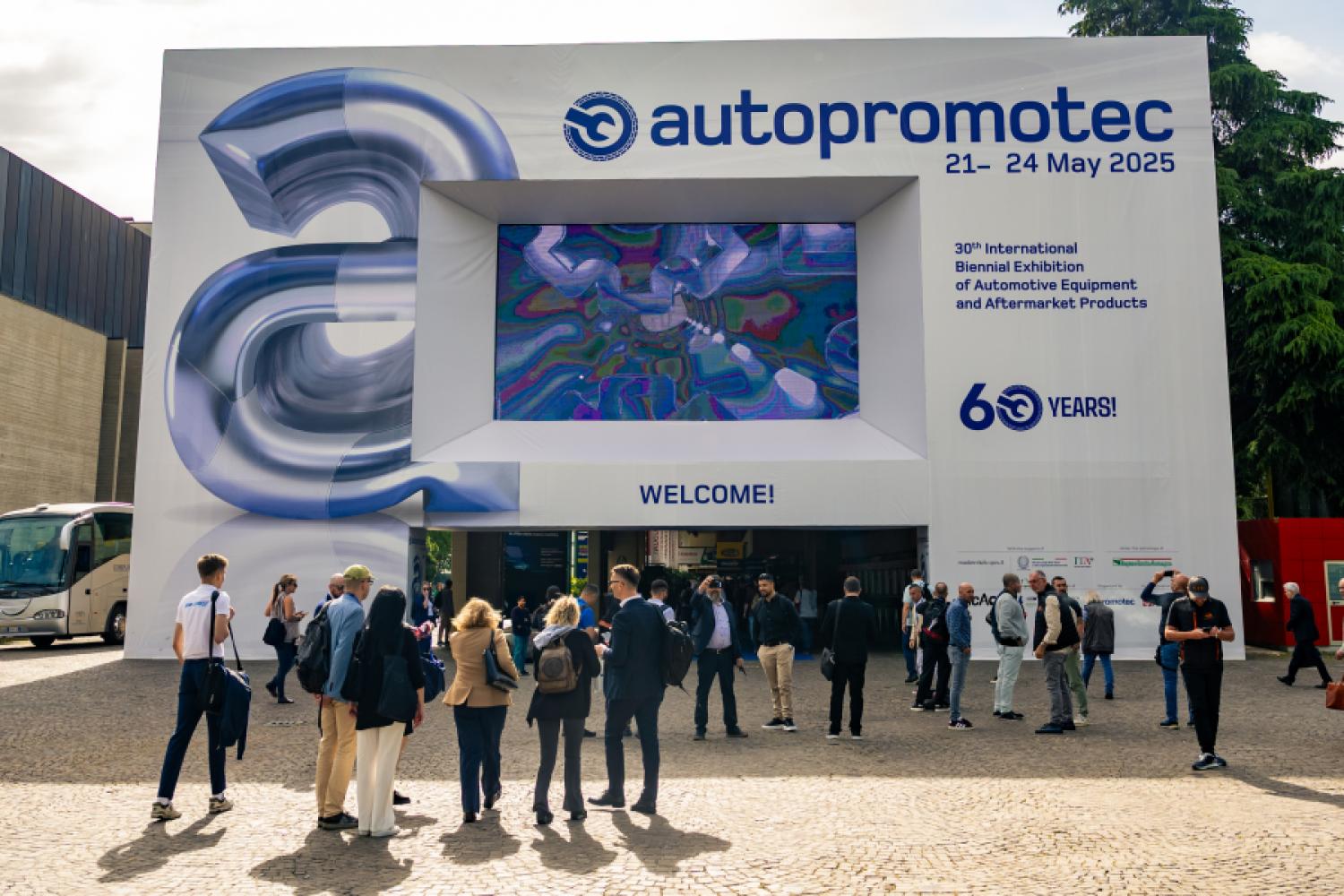 Trade fair on the rise: the organizers are pleased with the support in 2025. | Image: Autopromotec.