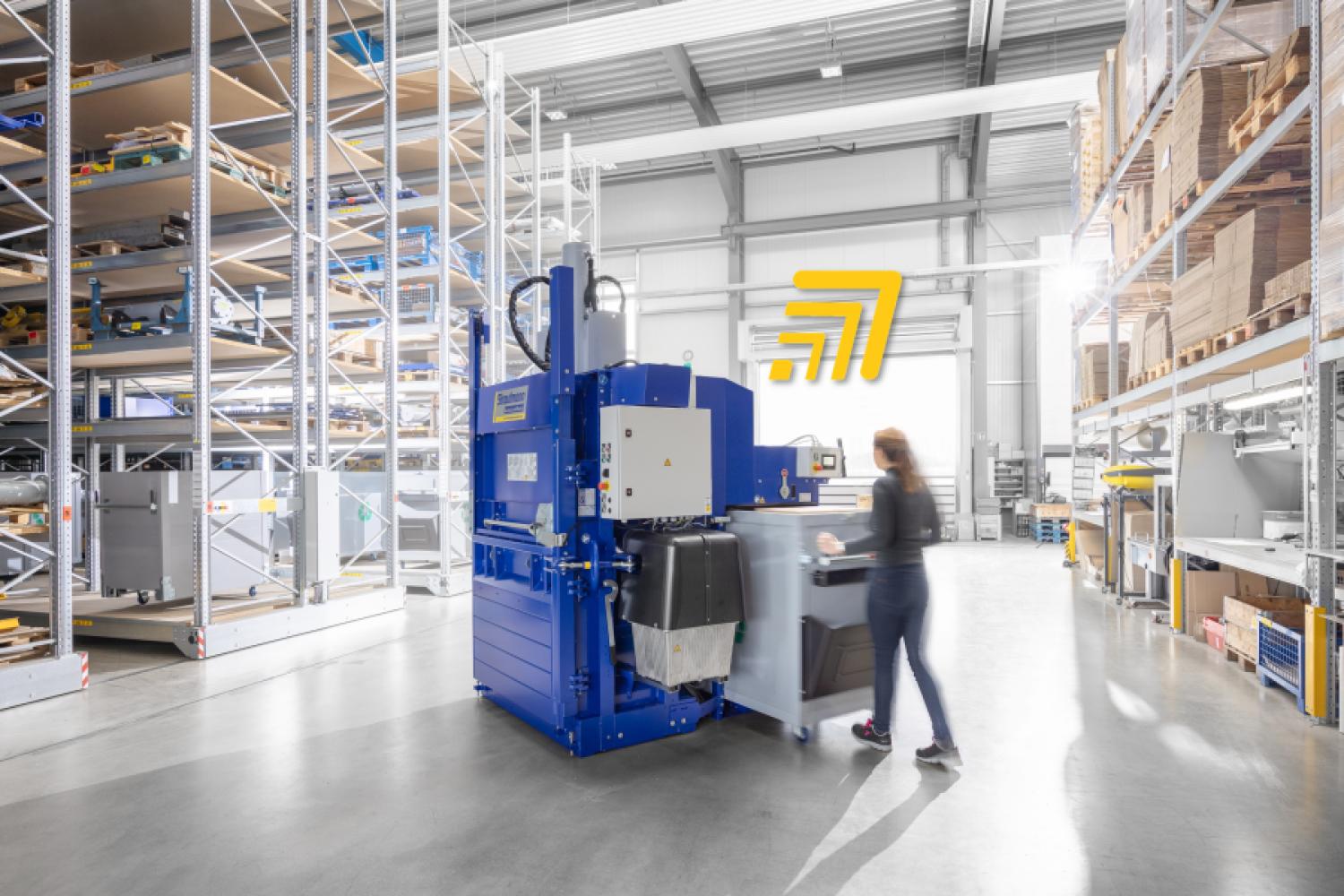 Strautmann has launched the digital platform Bale Connect, which is intended to enable networking of waste management. (Photo: Strautmann)