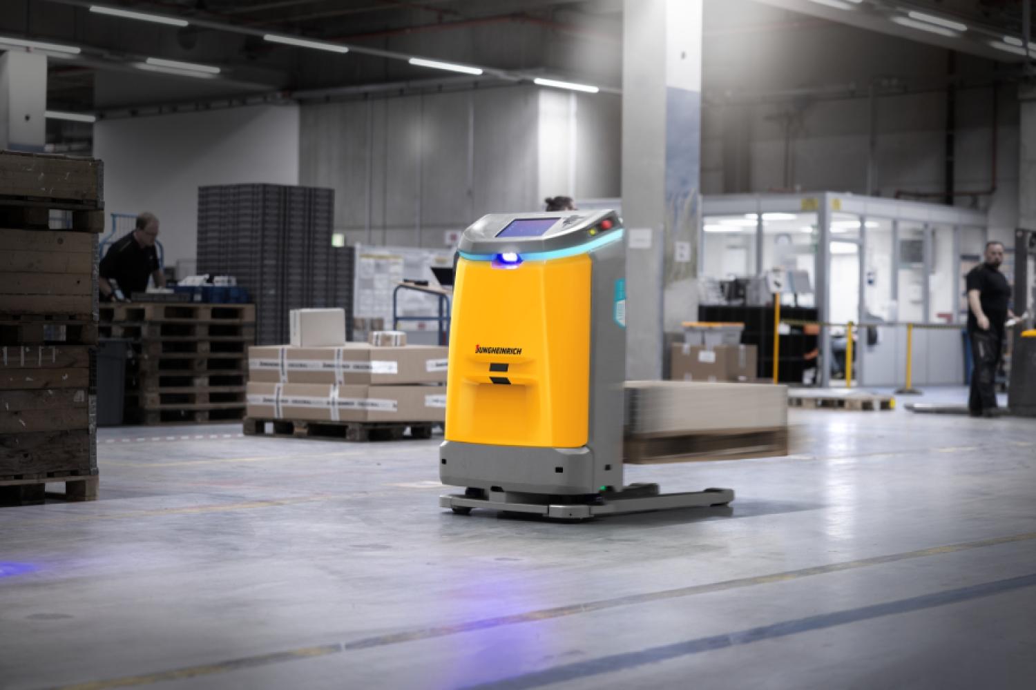 The Bilstein Group will automate long floor-to-floor transports in Gelsenkirchen with AMR from Jungheinrich in the future. (Image: Jungheinrich)