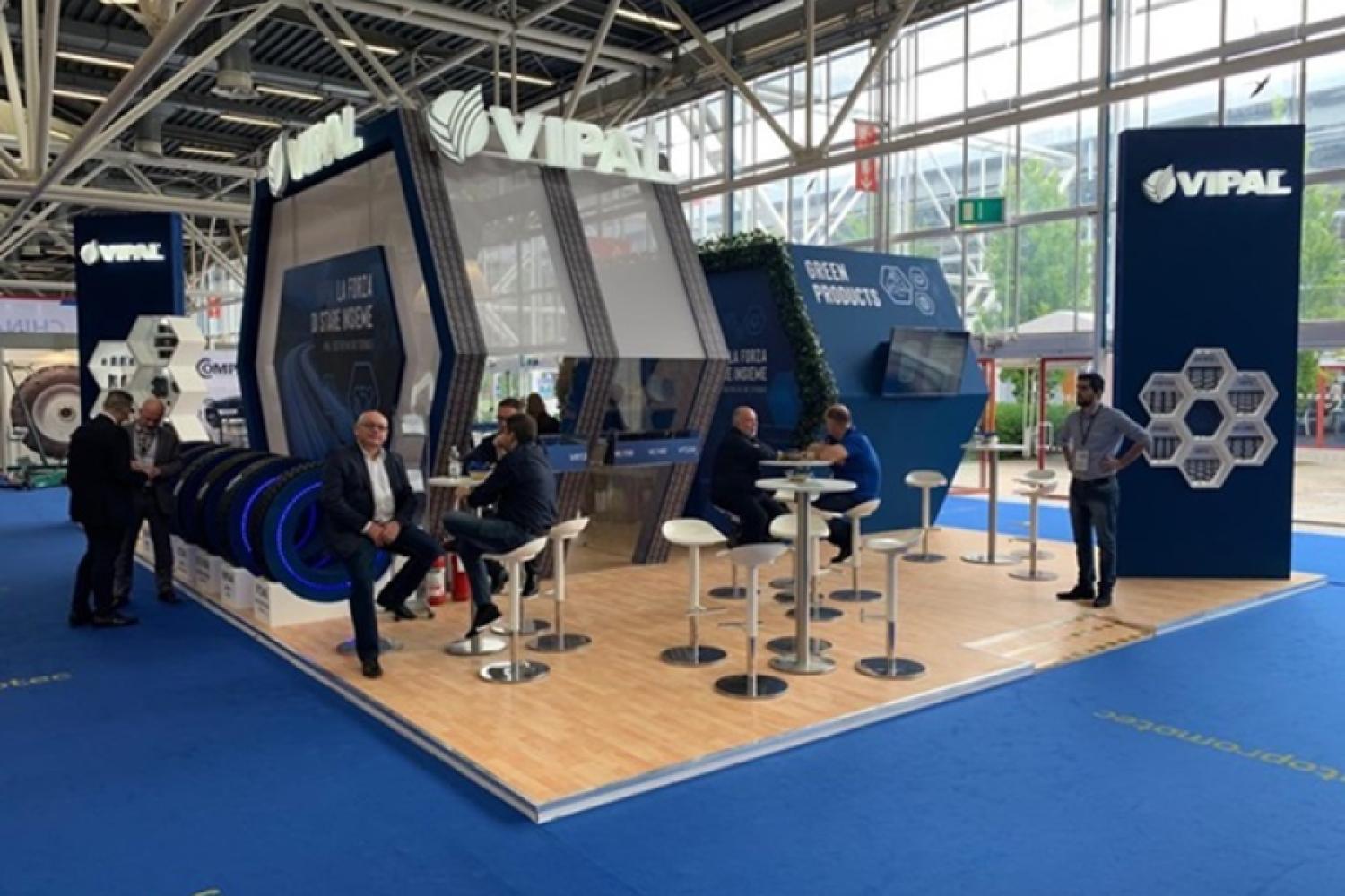 The Vipal booth at Autopromotec 2025. The program also includes interactive contributions. | Image: Vipal.