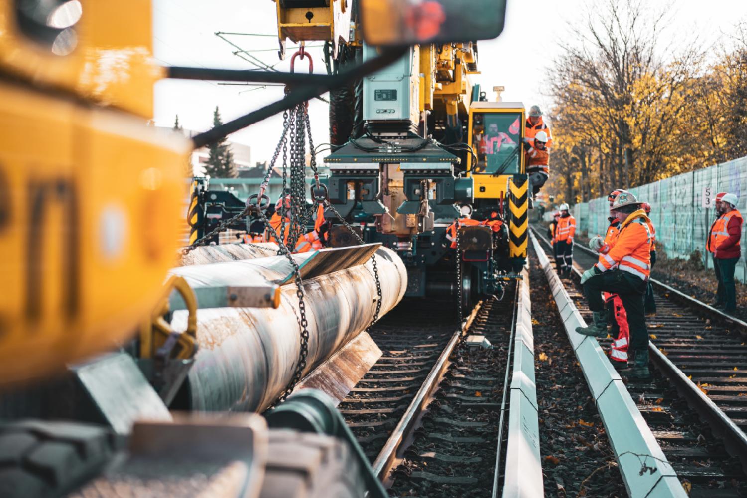 Trabajos en la infraestructura ferroviaria: La presión para la reforma aumenta, pero en muchos lugares la expansión avanza lentamente. (Foto: Pixabay)