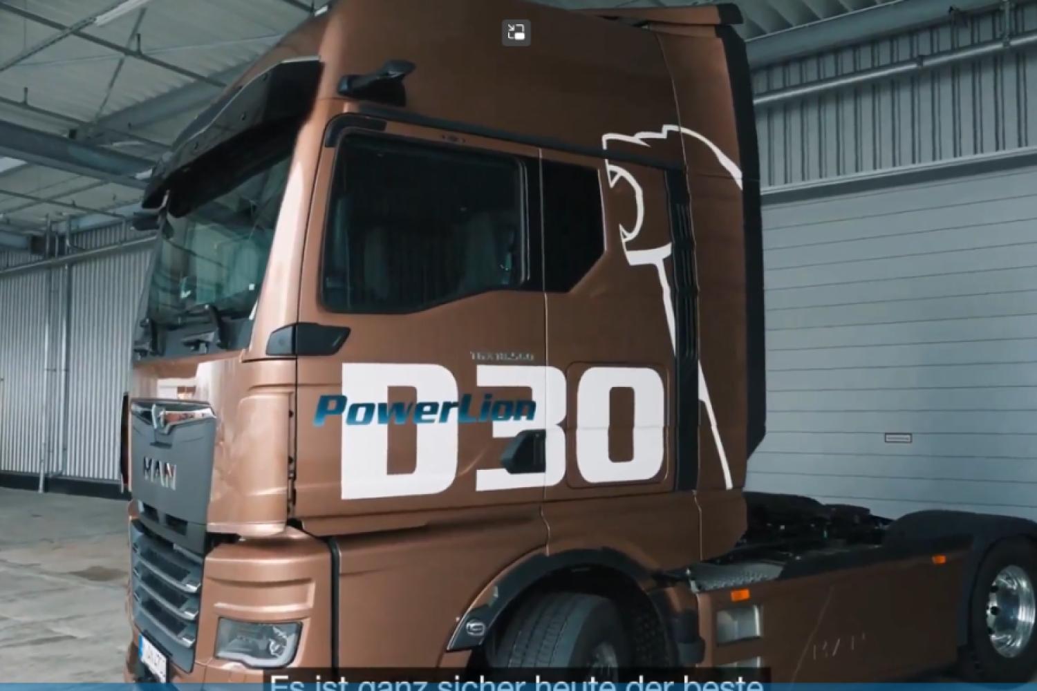 The latest generation of diesel engines from MAN is used in the TGX, for example. | Screenshot: Huss-Verlag.