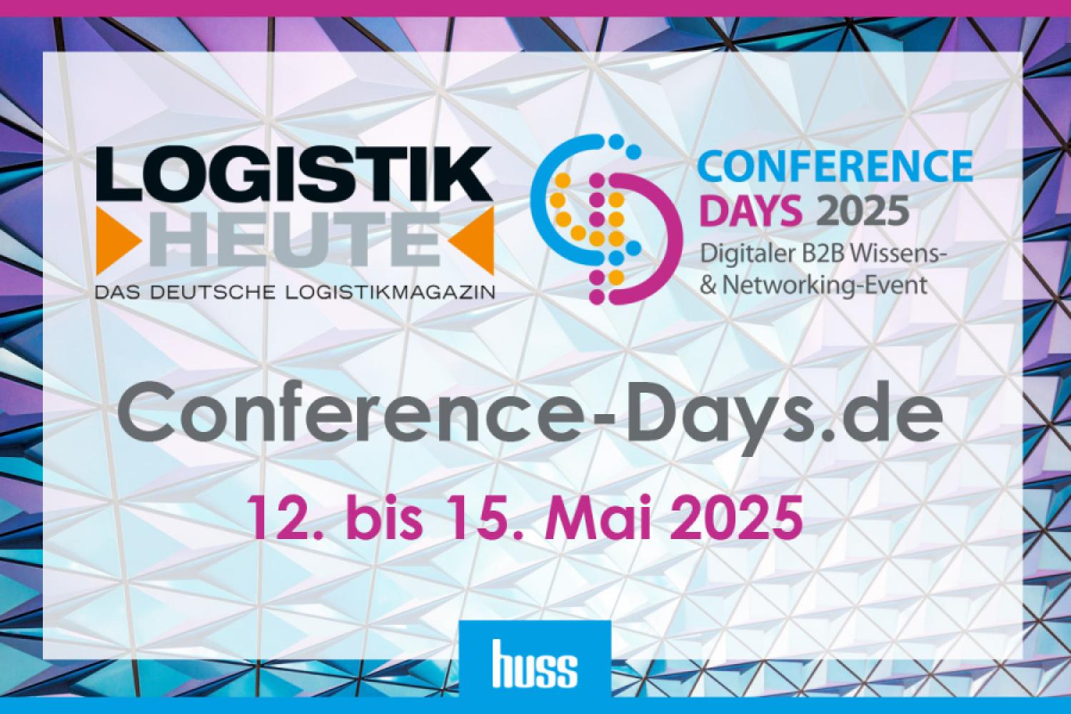 CONFERENCE DAYS 2025: The focus of the digital event is on knowledge transfer and exchange on industry-relevant and forward-looking topics. (Image: HUSS-VERLAG)