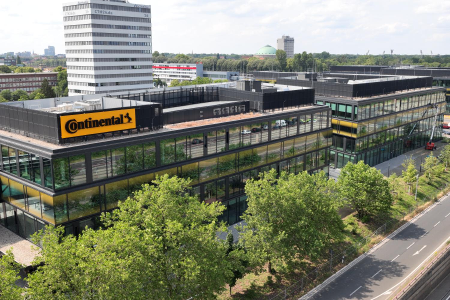 The company headquarters of Continental in Hanover. | Image: Continental.