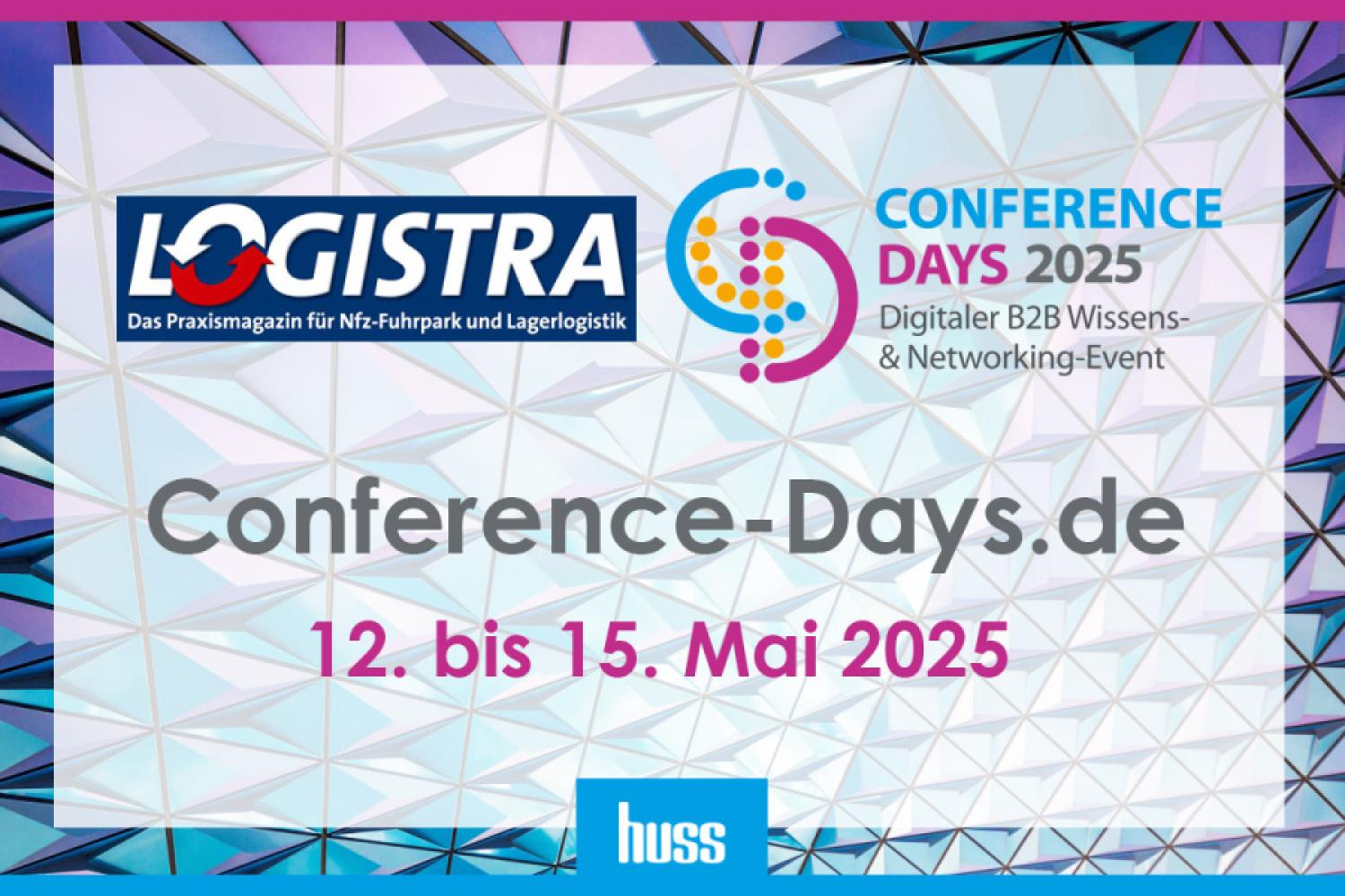 Registration at conference-days.de can be made immediately. Participation is still free of charge. Among all participants, a premium smartphone worth approximately 1,100 euros will be raffled again. | Image: HUSS VERLAG