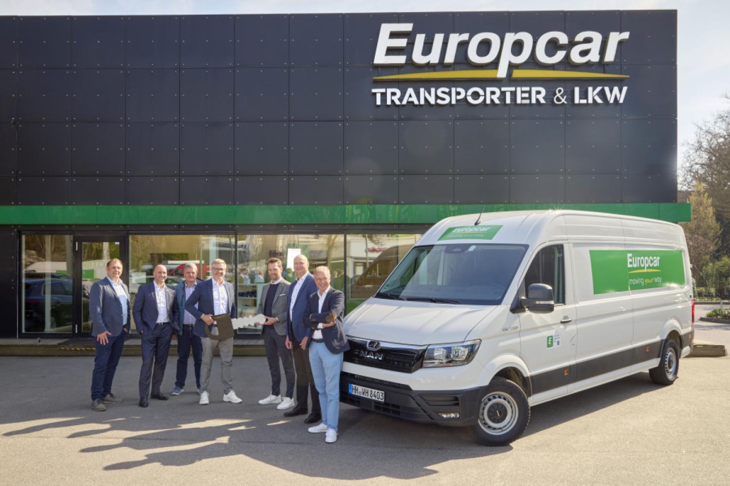 Europcar will receive 350 new transporters from MAN Truck and Bus in June. Photo: Man Truck & Bus Deutschland