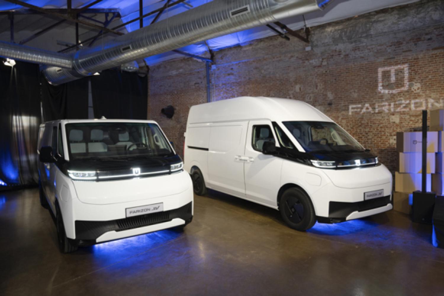 Already there: The launch of the two models V6E (left) and SV has already taken place in Spain. | Photo: Farizon