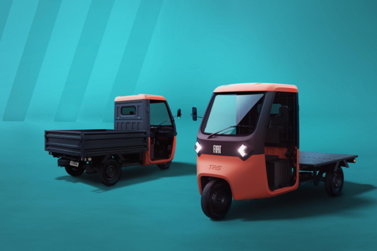 Fiat brings back the Ape! The Tris is coming fully electric with a range of up to 90 km. | Photo: Fiat Professional