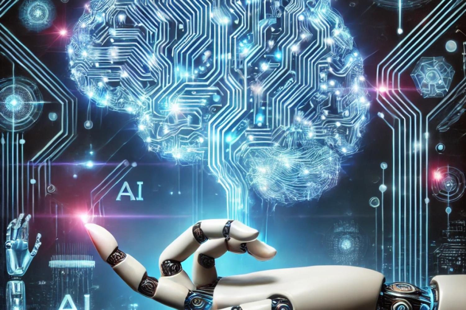 High inventory levels, environmentally harmful storage organization, and inefficient and complex processes can be optimized and made more resource-efficient with analytics and artificial intelligence. | Image: DALL-E