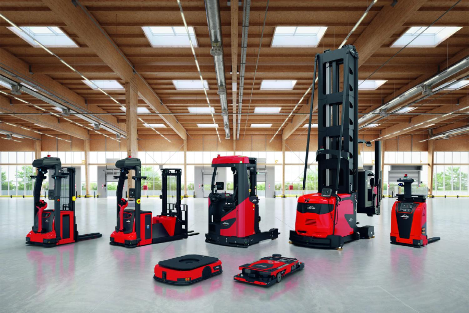 The revamped product portfolio from Linde MH is designed to ensure short planning and implementation times, increased efficiency, and reduced costs for customers. (Image: Linde MH)