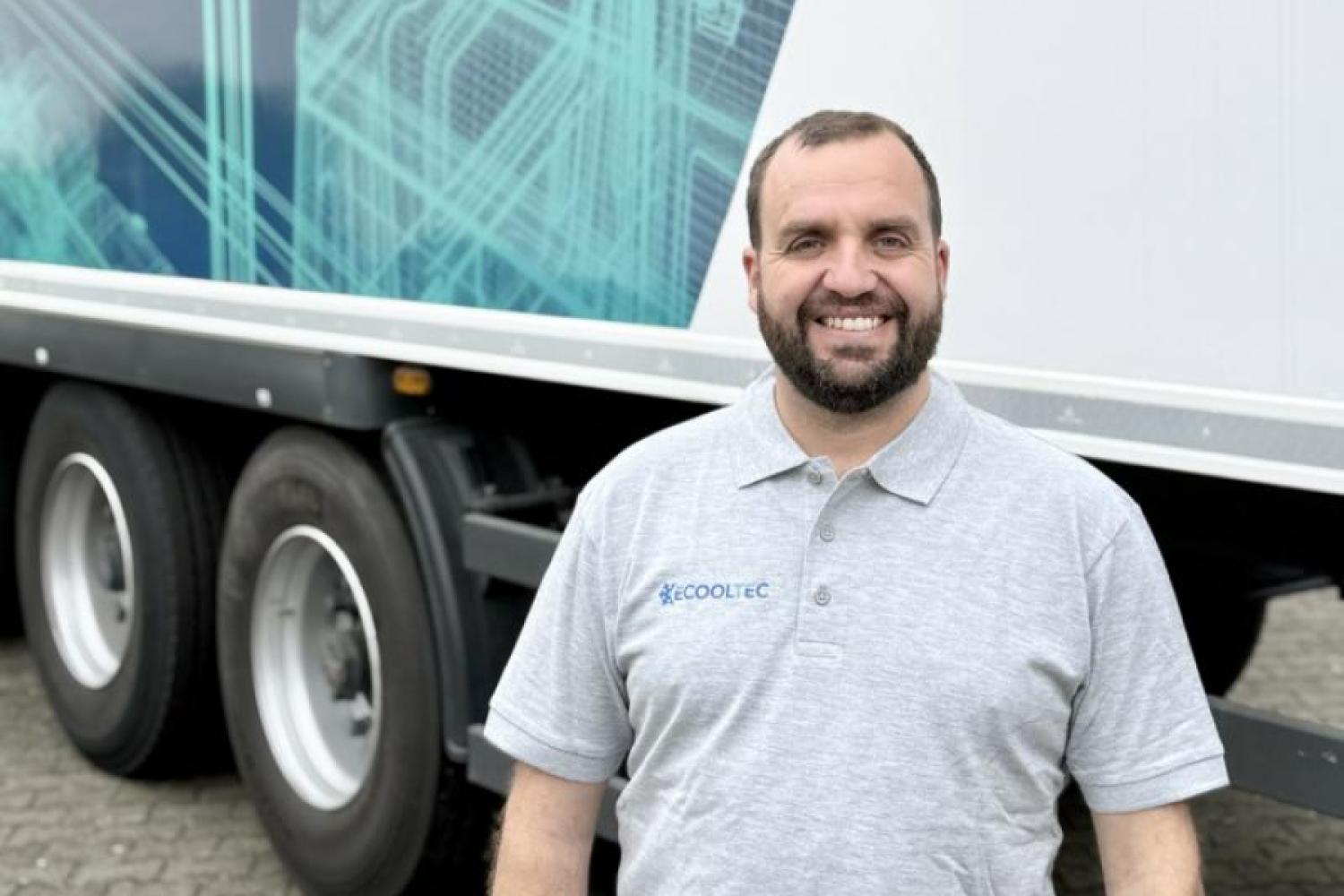 Ruben Climent is to establish a service network and sales structures for transport refrigeration units by Ecooltec in Spain. (Photo: Ecooltec)