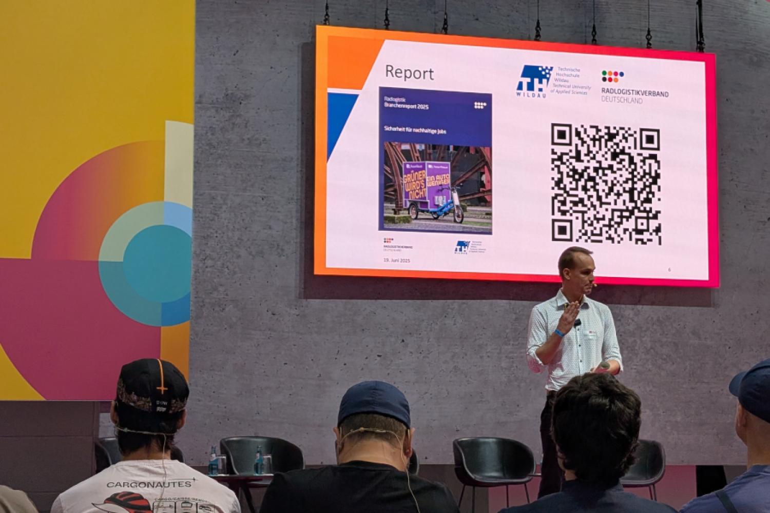 Appeal for more activity: The industry needs to more clearly demonstrate the benefits of bike logistics, advocated RLVD Chairman Tom Assmann. | Photo: J. Reichel