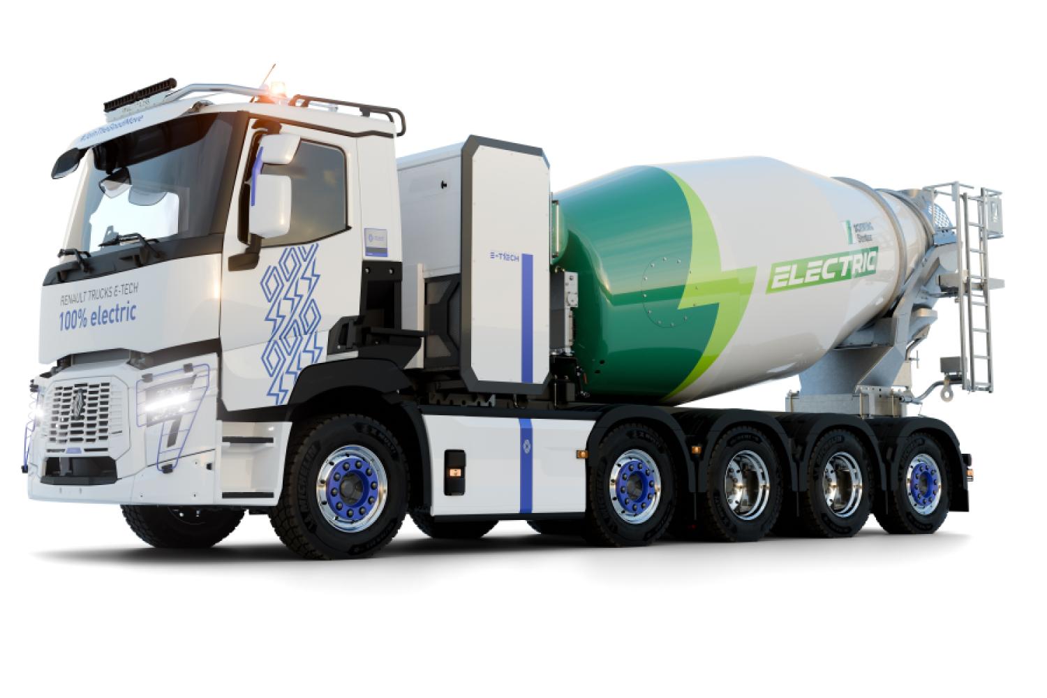 Premieres at the bauma: the Renault Trucks E-Tech C 10x4. (Photo: Renault Trucks)