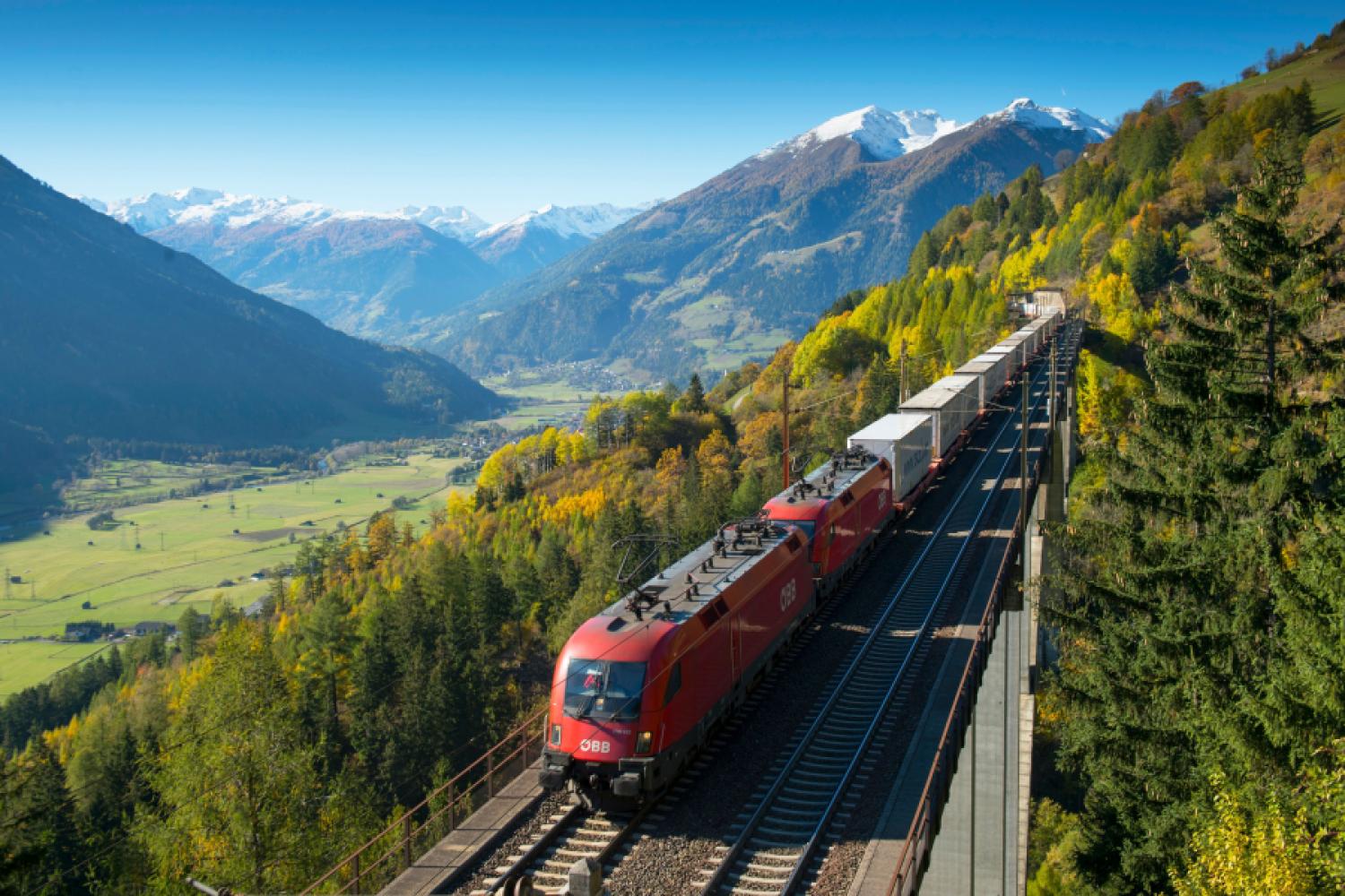 La vía férrea necesita más apoyo político, opina la asociación Die Güterbahnen. (Foto: ÖBB/Hanno Thurnher)