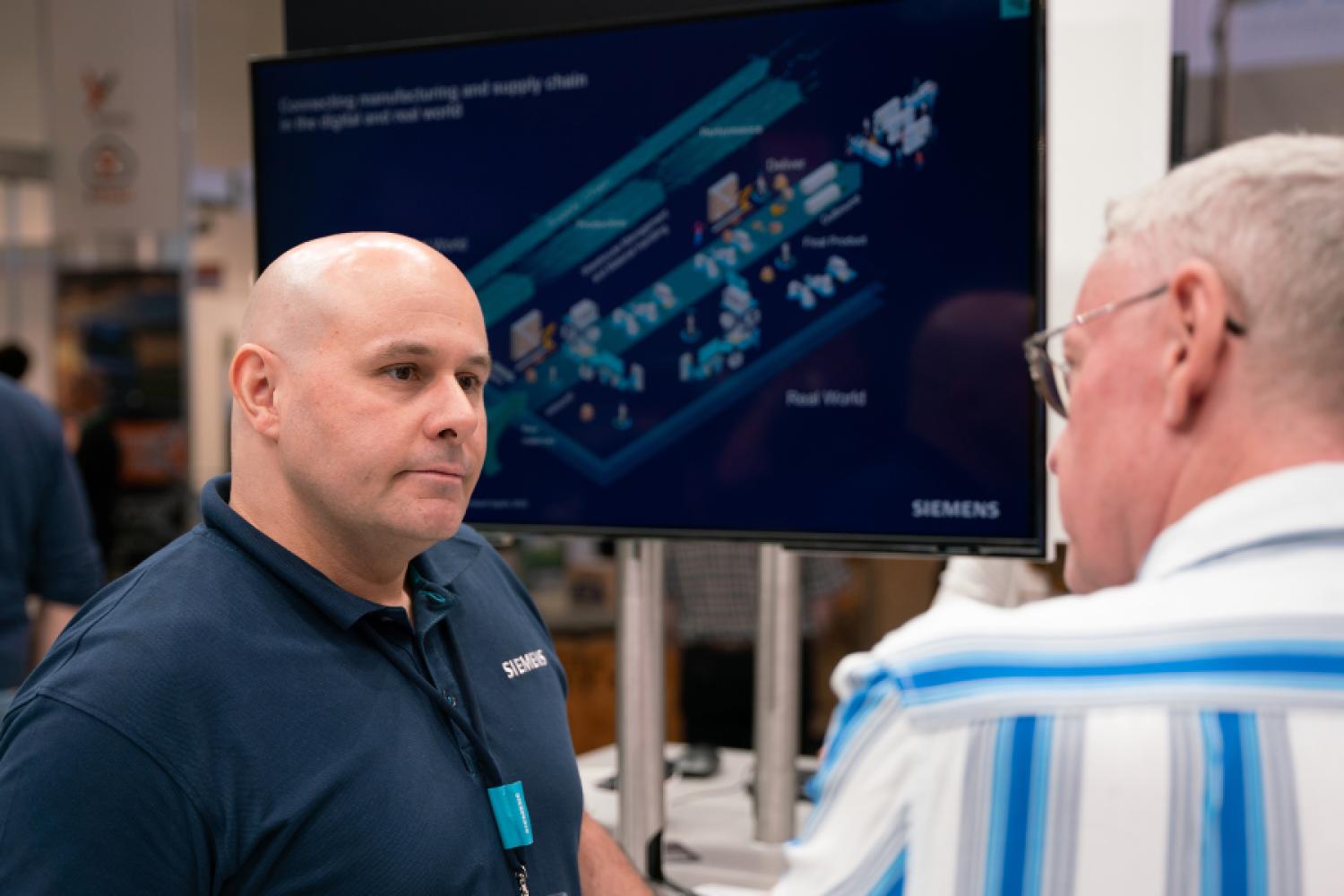 The solutions from Siemens Digital Logistics will be presented at the transport logistic in Hall B1, Stand 113/214. (Image: Siemens Digital Logistics)