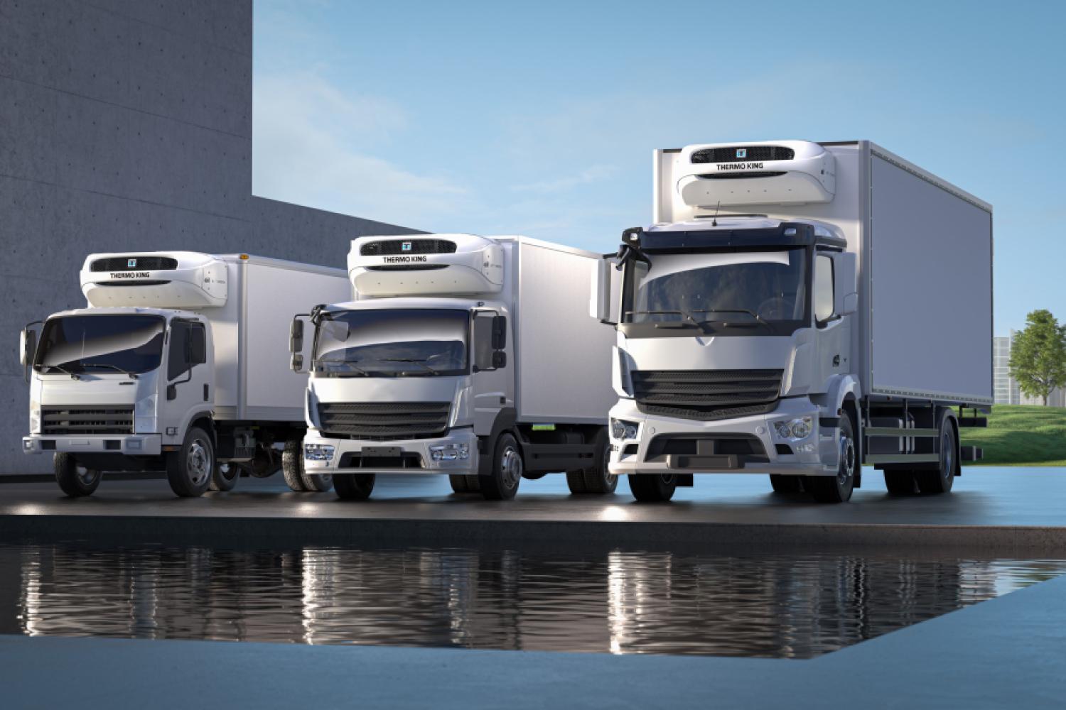 The new TX series from Thermo King is designed for single- and multi-compartment operation, is compatible with biofuels, and is designed for quiet operation in urban delivery areas. | Image: Thermo King
