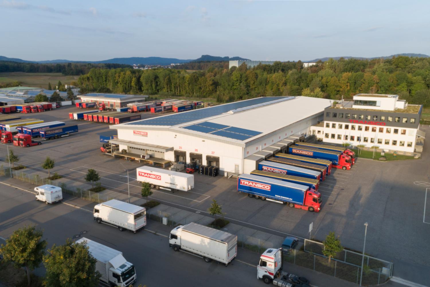 The headquarters of Transco are located in Singen in southern Germany. In Germany, the logistics and freight forwarding company operates a total of seven locations, and throughout Europe, there are 25 in eight countries. | Image: Transco.
