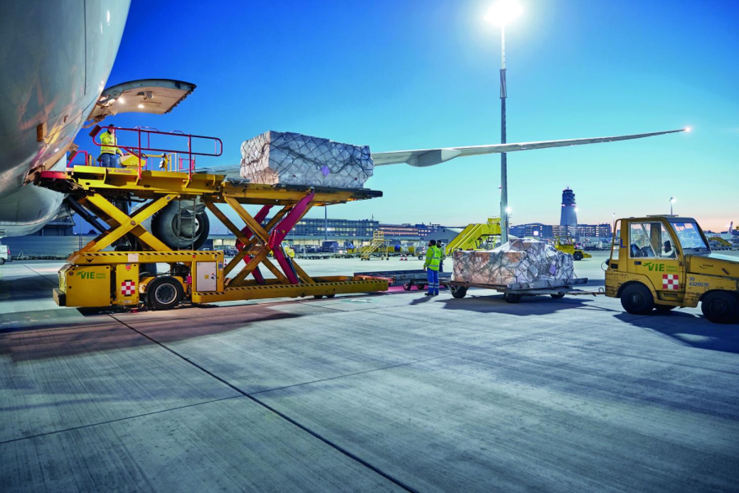The Vienna Airport was able to handle more cargo in the first quarter of 2025. Photo: Vienna Airport