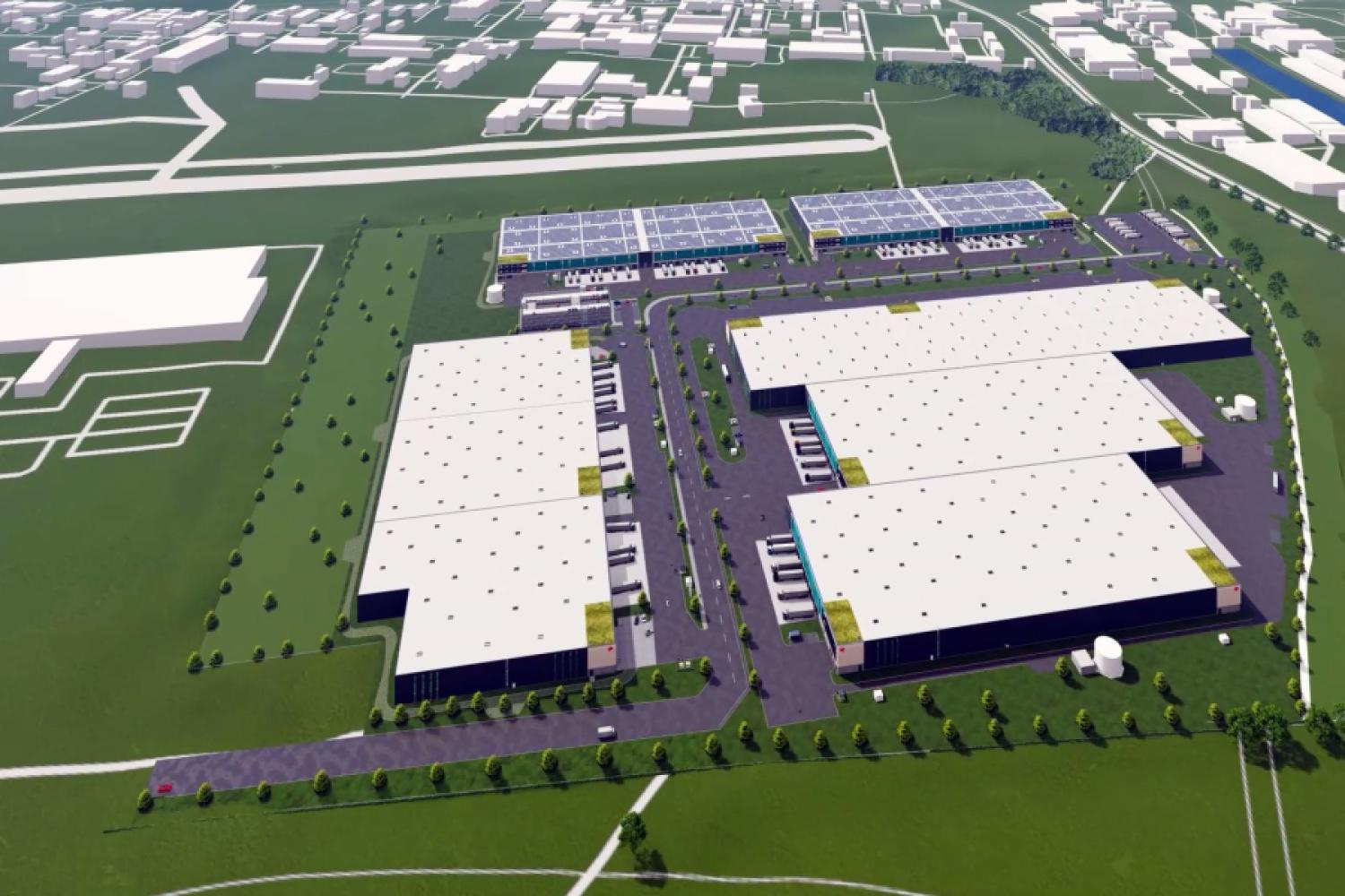 Swiss Life Asset Managers will realize real estate projects in Hildesheim in 2026 on a 290,000 square meter plot of land. Here is an animation. (Image: Swiss Life Asset Managers)