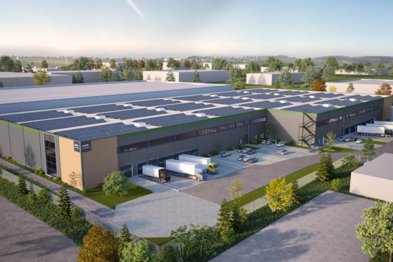 El volumen de inversión para el nuevo inmueble logístico en Lüneburg es de alrededor de 27 millones de euros. (Imagen: Garbe Industrial Real Estate)