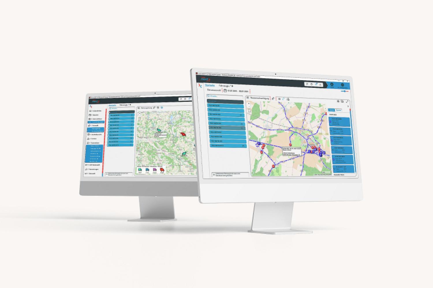 With “zaarc.next telematics”, Zauner functionally enhances the legally required tachograph data archiving through supplementary telematics functions – The DTCO data storage thus becomes a control tool for the fleet. | Image: Software Office Zauner