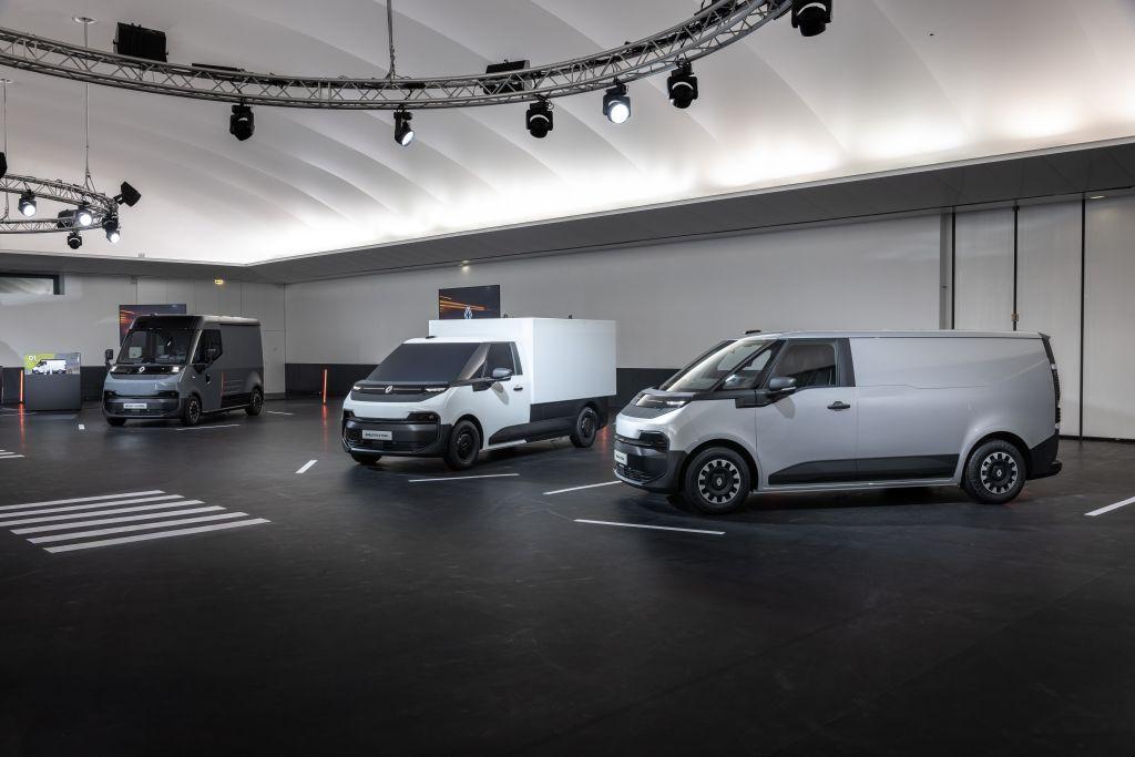 Trío transportale: El nuevo Trafic establece la plataforma para tres derivados, como furgón, chasis y vehículo de reparto. | Foto: Renault