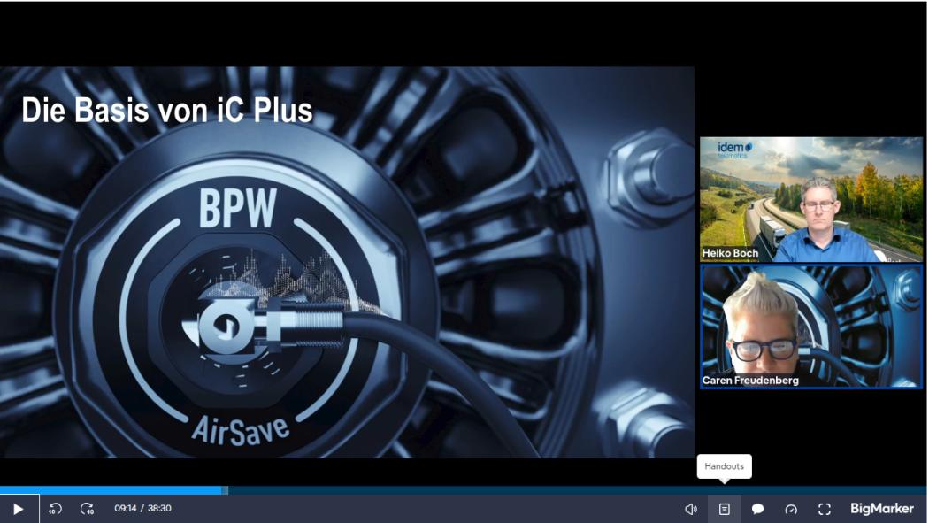 The AirSave tire pressure control system from BPW is one of the cornerstones of trailer optimization. | Screenshot: Huss-Verlag.