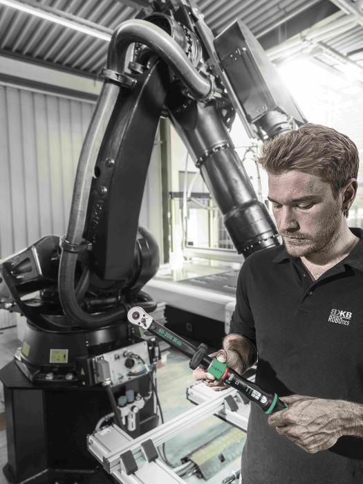 Wera adds to its Click-Torque torque wrench a Lock Version, whose switchable torque function allows the wrench to be used, if needed, without torque limitation for assembly and disassembly work. | Image: Wera