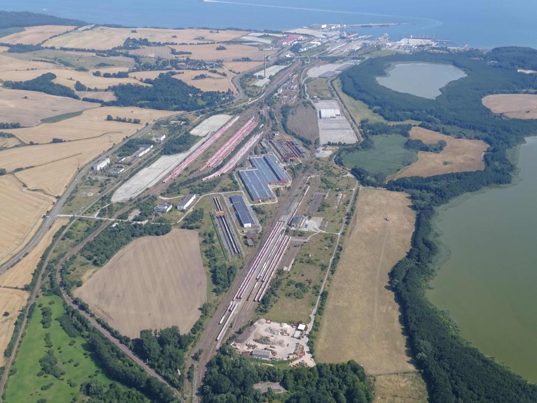 In the picture, the Mukran Port on Rügen. Photo: Mukran Port