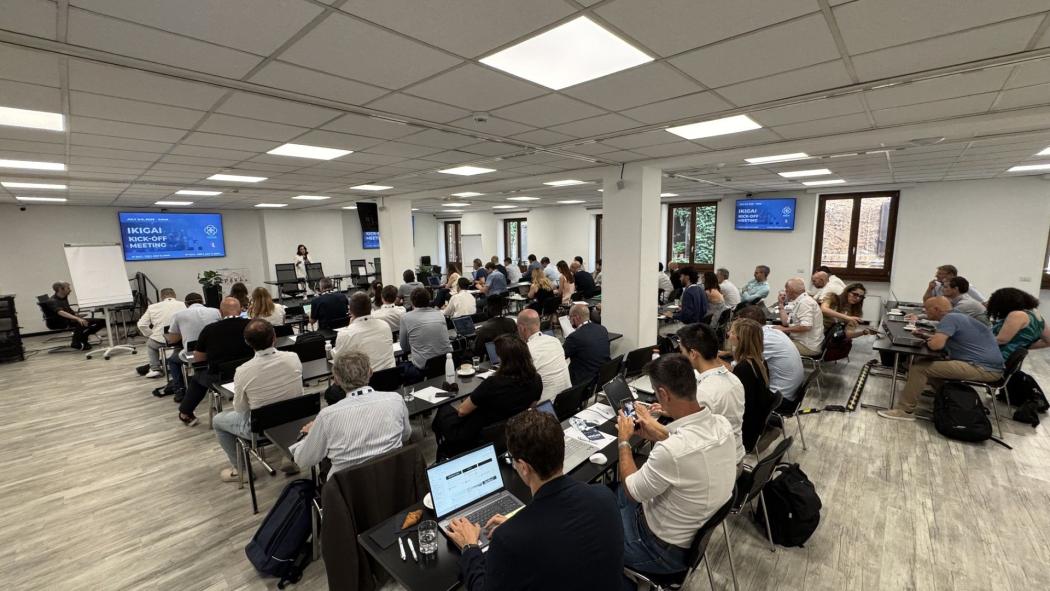 In Rome, logistics experts from around the world met this summer for the kick-off meeting of the IKIGAI project to discuss the use of the Physical Internet for supply chain management. (Photo: Gruber Logistics)
