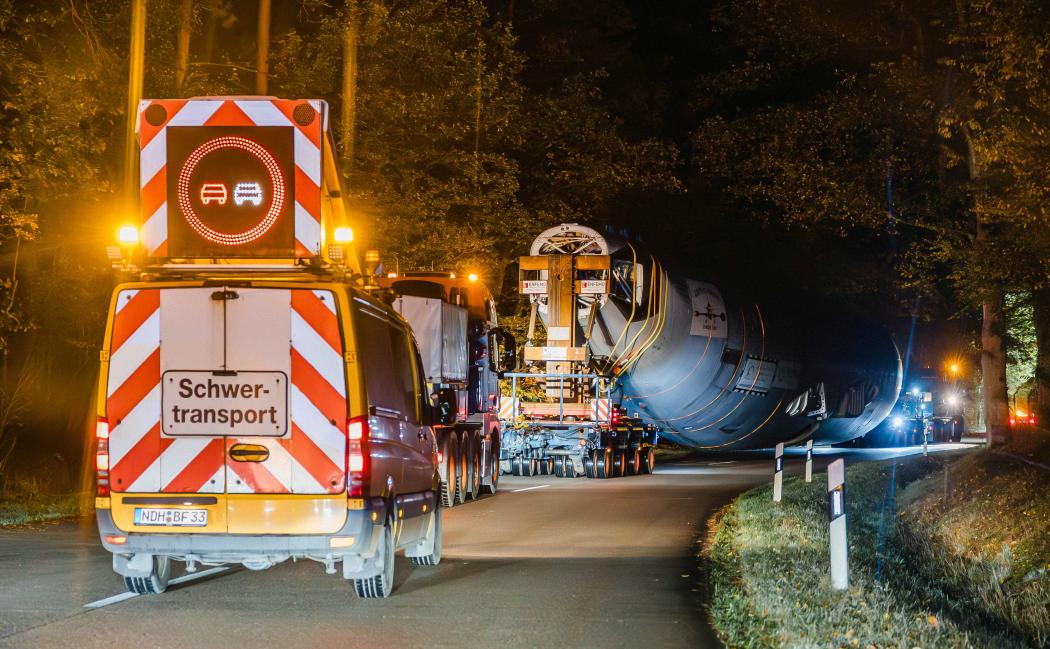 The Airbus A310 was moved to its new location on a specially planned overnight route with extensive security measures. | Photo: Gruber Logistics