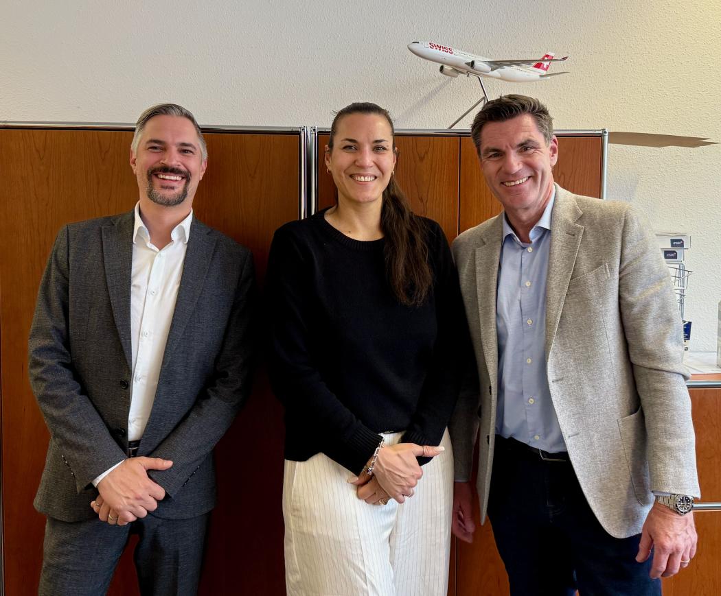 MBS Logistics expands its specialized logistics portfolio. In the picture (from left): Fabian Heil, Managing Director of MBS Logistics AG, Maria Wegmüller, Managing Director of Gerhard Wegmüller GmbH, Joerg Roehl, CEO of the MBS Group and Chairman of the Board of Directors of MBS Logistics AG. Photo: MBS Logistics