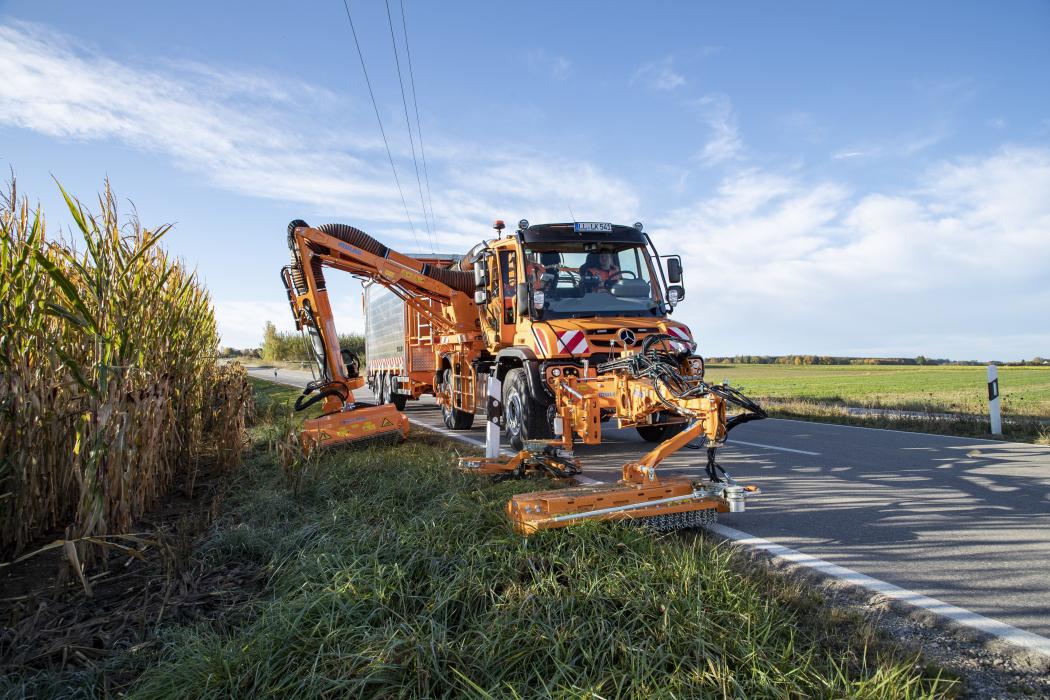Mercedes-Benz Special Trucks prezentuje w Eisenach szerokie portfolio do zastosowań komunalnych. (Foto: Daimler Truck)