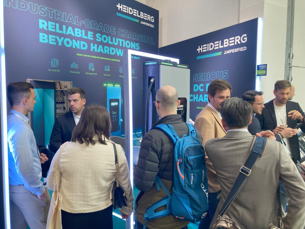 En el evento Smarter E, Heidelberg-Amperfied pudo disfrutar de un stand lleno. | Foto: G. Soller