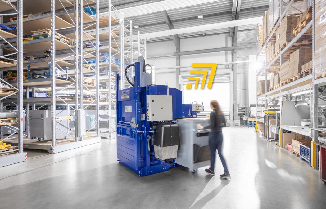 Strautmann has launched the digital platform Bale Connect, which is intended to enable networking of waste management. (Photo: Strautmann)