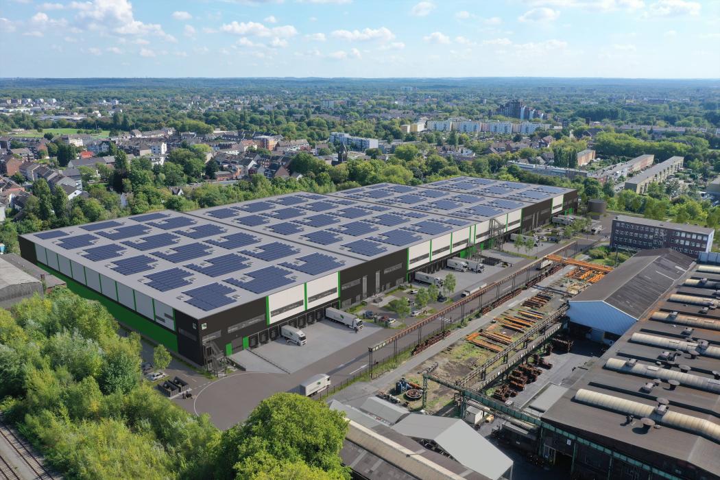 The planned building will be divided into four self-contained rental units of varying sizes, offering future tenants plenty of room for customization. (Visualization: Baytree)