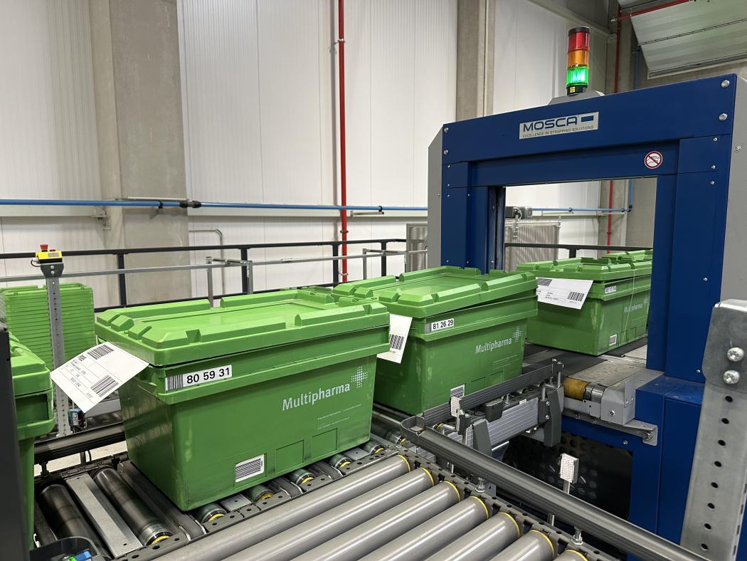 The Belgian pharmaceutical distributor Multipharma is using the ZetesChronos solution. (Photo: Zetes)