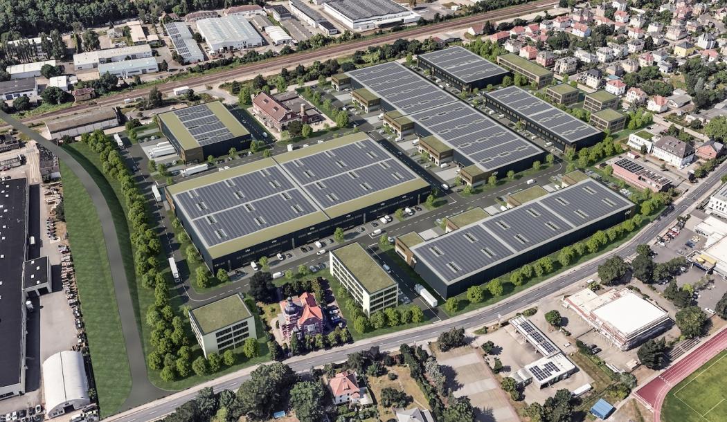 With CTPark Dresden West, CTP revitalizes an approximately 96,000 square meter brownfield site for the growing semiconductor industry in Saxony. (Photo: CTP Germany)