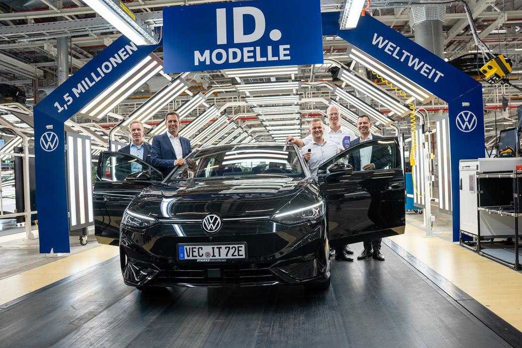 Właściwie to też milionowy skrót: Niedawno obchodzono 1,5-milionowy model ID. To był ID.7. | Zdjęcie: VW