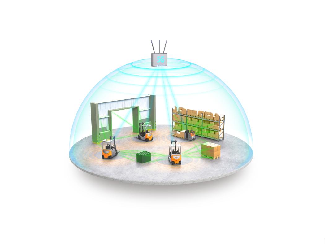 In the CampusOS project, it was examined how an open, modular 5G campus network must be specifically structured so that autonomous vehicles can communicate smoothly, not just theoretically but also in demanding everyday work situations. (Image: Still)