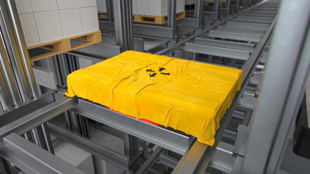 Dambach presents a multidimensional storage system for pallets at LogiMAT 2025 in Stuttgart. | Image: Dambach