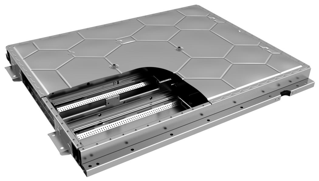 The automotive supplier Purem by Eberspächer has unveiled a battery housing made of high-strength steel that is to be used in electrified vehicles in the future. | Image: Purem by Eberspächer