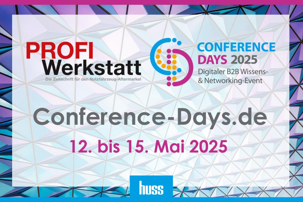 Registration for free participation is now possible at conference-days.de. Among all participants, a premium smartphone worth approximately 1,100 euros will be raffled off. | Image: HUSS-VERLAG.
