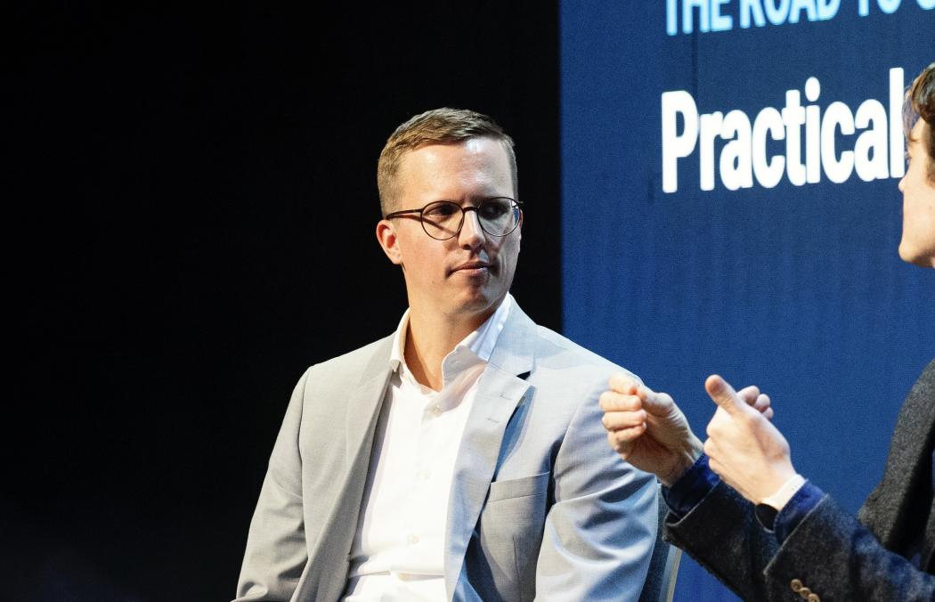 At the 'Connect' in Luxembourg, Fabian Seithel was on hand to answer questions. | Photo: Geotab
