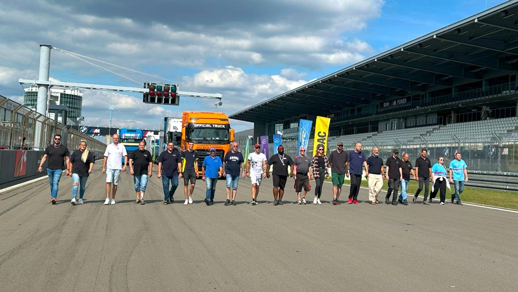 Krone conducted the "Truck Efficiency Run powered by Krone" for the first time at the Truck Grand Prix 2025 at the Nürburgring. | Image: Krone